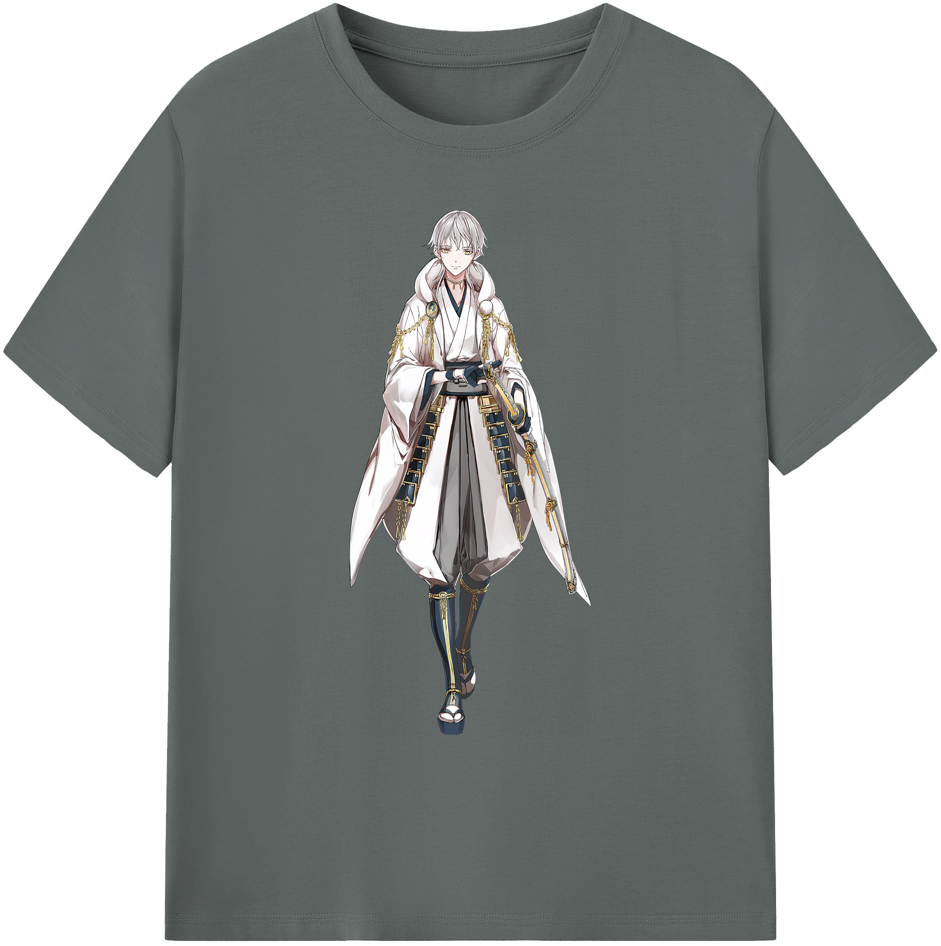 （画像用） 刀剣乱舞 Touken Ranbu 綿100％ メンズ半袖Tシャツ｜肌触りやわらか＆通気性